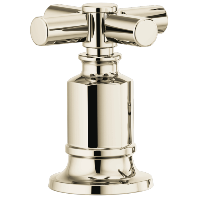 BRIZO Invari Roman Tub Faucet Cross Handle Kit — Polished Nickel