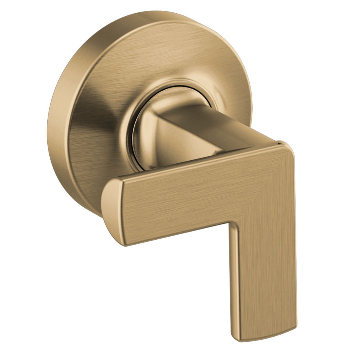 BRIZO Kintsu Two-Handle Wall Mount Tub Filler Cross Handle Kit — Luxe Gold