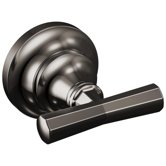 BRIZO Beauclere Two-Handle Wall Mount Tub Filler Cross Handle Kit — Brilliance Black Onyx