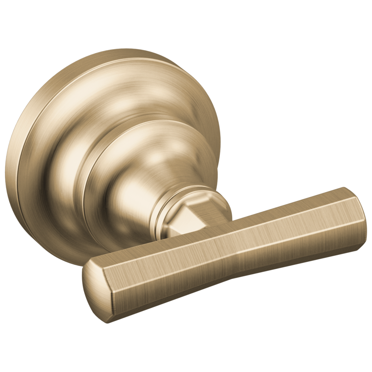 BRIZO Beauclere Two-Handle Wall Mount Tub Filler Cross Handle Kit — Luxe Gold