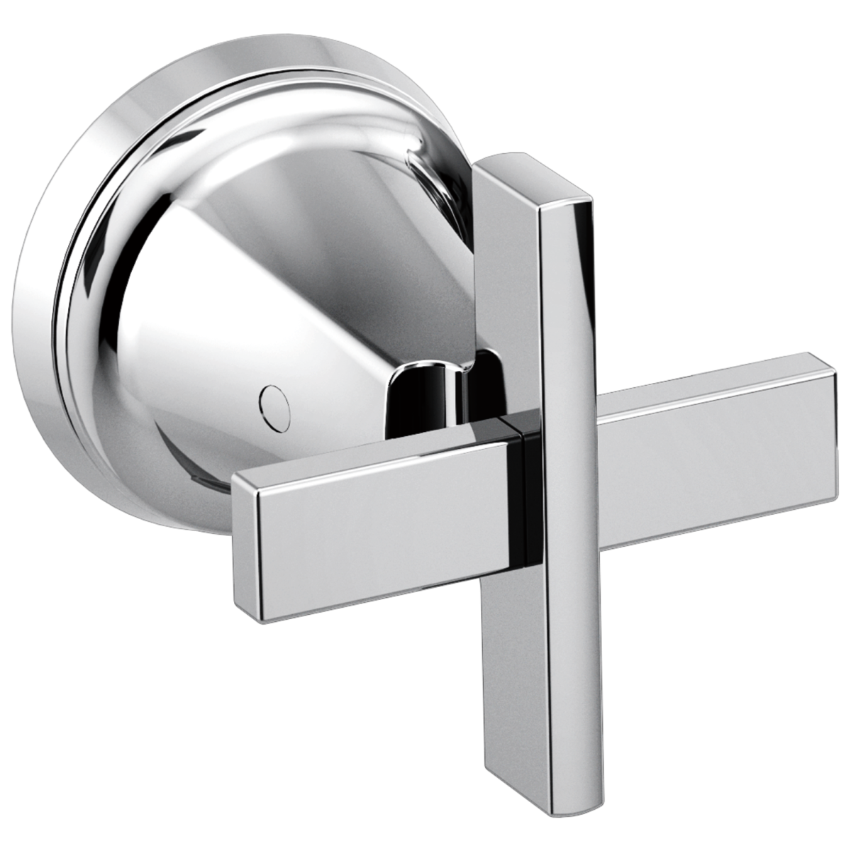 BRIZO Levoir Two-Handle Wall Mount Tub Filler Cross Handle Kit — Chrome