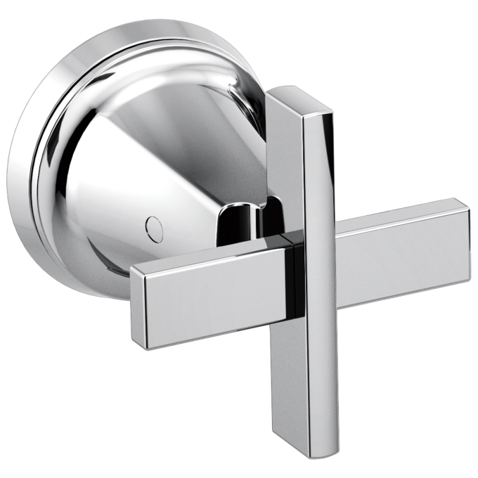 BRIZO Levoir Two-Handle Wall Mount Tub Filler Cross Handle Kit — Chrome