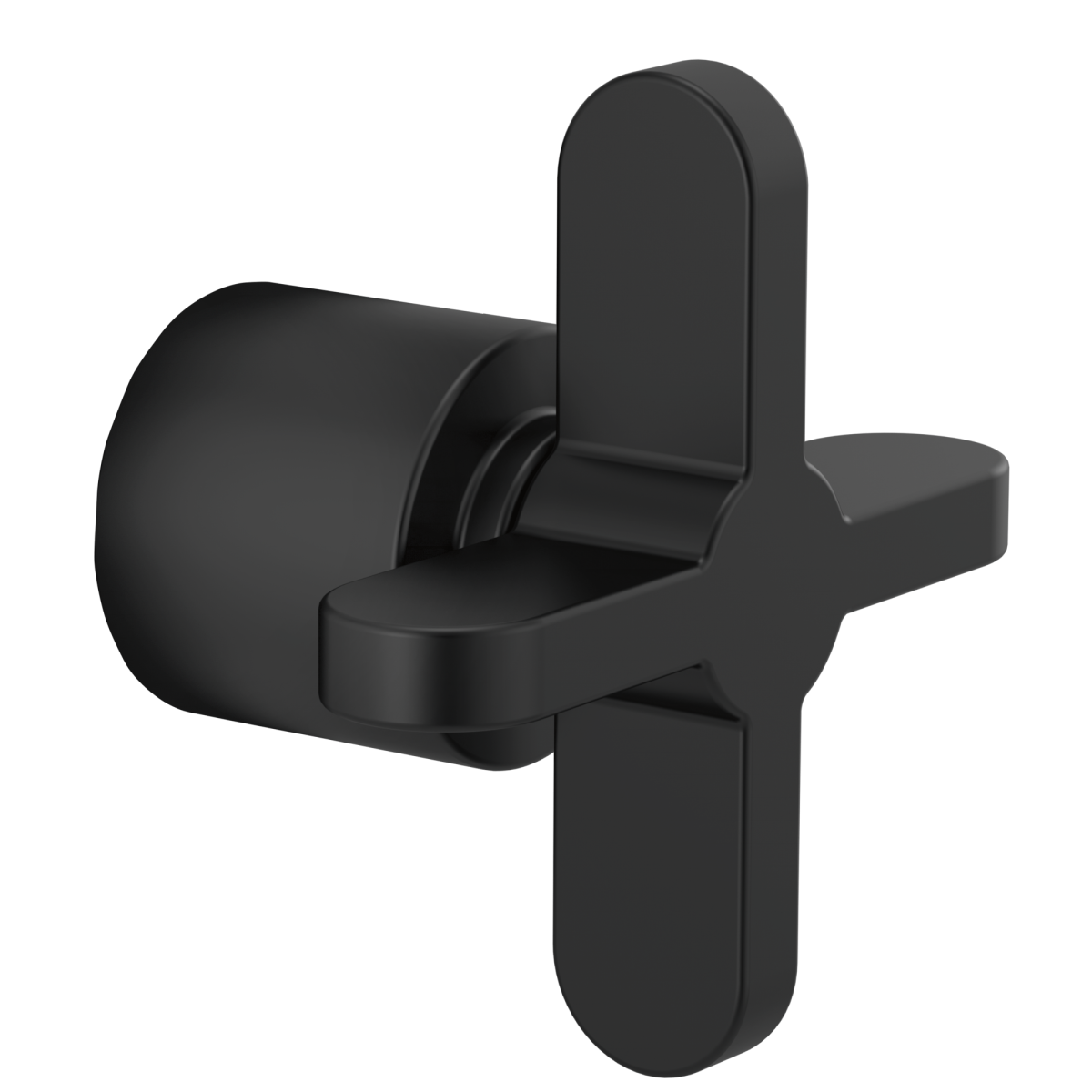 BRIZO Jason Wu for BRIZO 3 And 6 Function Diverter Trim Cross Handle Kit — Matte Black