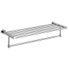 DELTA Lilah 24" Double Towel Shelf — Chrome