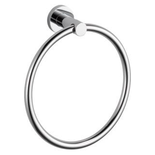 DELTA Lilah Towel Ring — Chrome