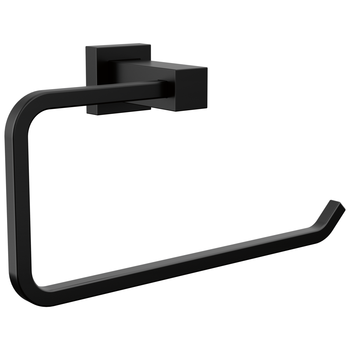 DELTA Velum Towel Ring — Matte Black