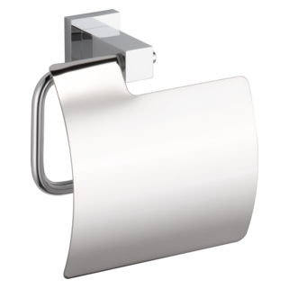 DELTA Brevard Tissue Holder with Cover — Chrome