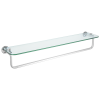 DELTA Kendari 24" Towel Bar with Glass Shelf — Chrome