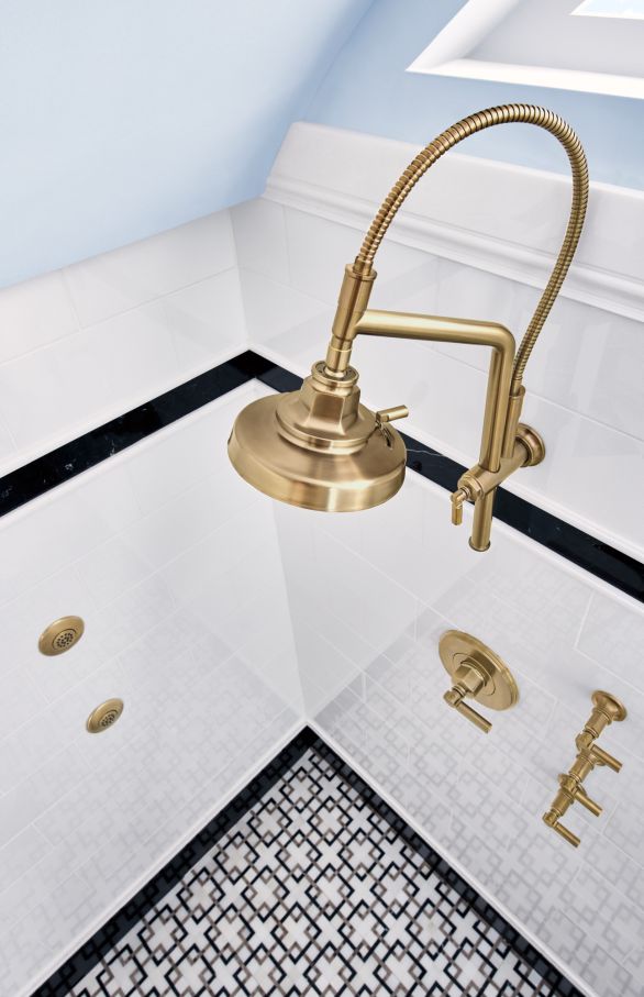 BRIZO Invari Sensori Thermostatic Valve Trim - Less Handle — Luxe Gold