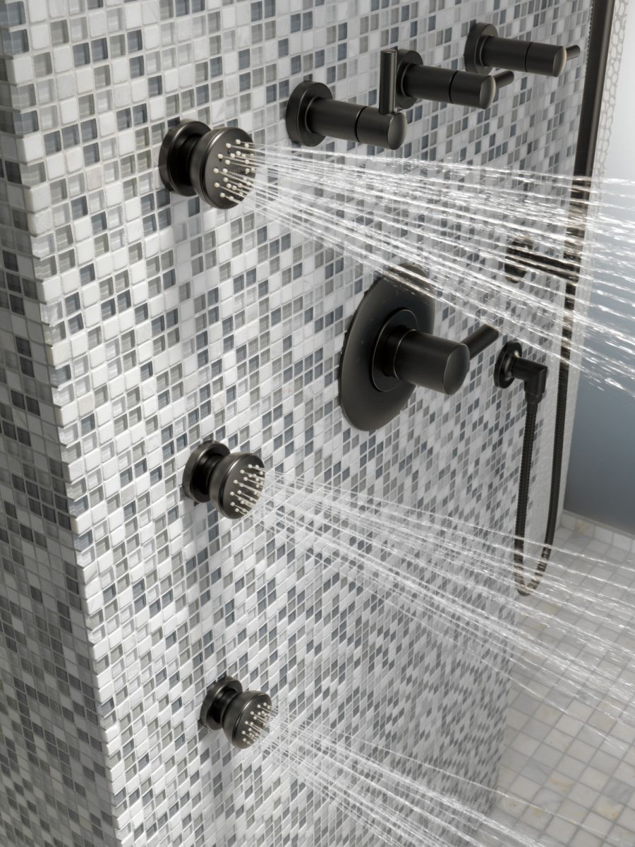 BRIZO Jason Wu for BRIZO Sensori Thermostatic Valve Trim - Less Handle — Matte Black