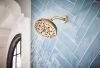 BRIZO Levoir H2OKINETIC Round Multi-Function Showerhead — Luxe Gold
