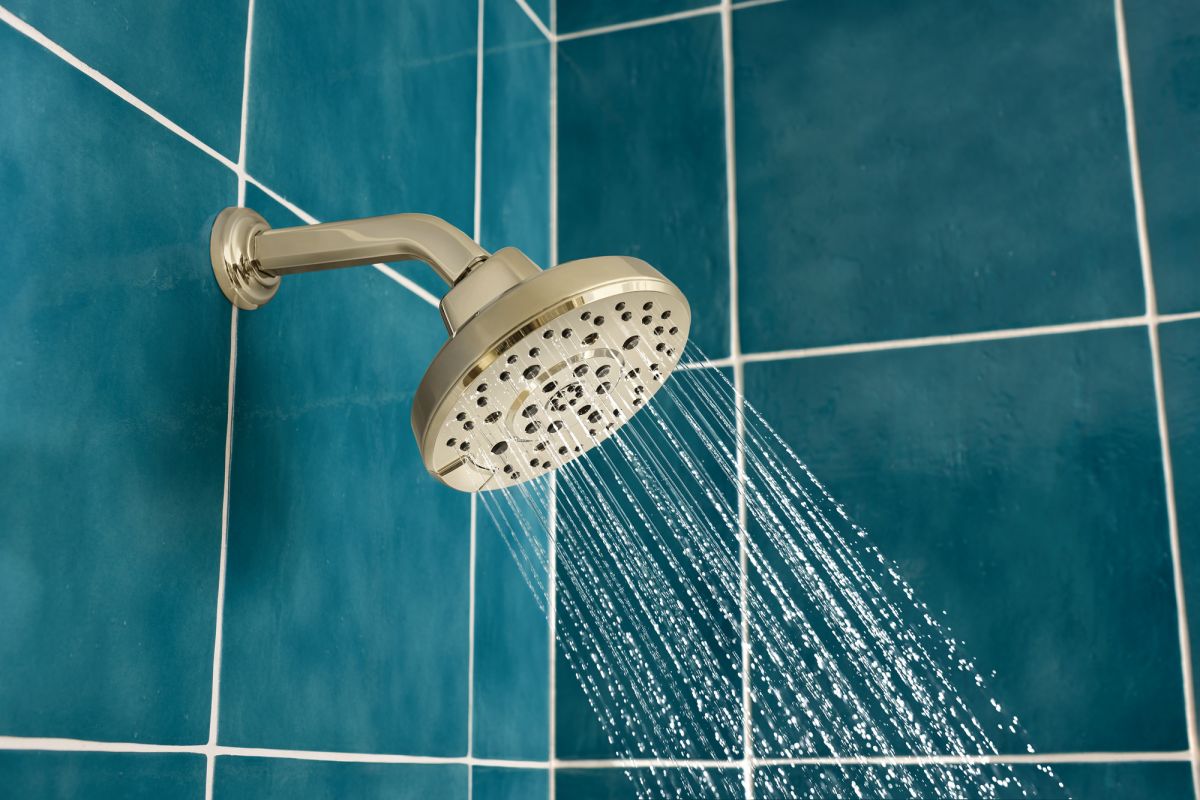 BRIZO Levoir H2OKINETIC Round Multi-Function Showerhead — Polished Nickel