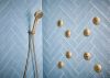 BRIZO Levoir H2OKINETIC Multi-Function Wall Mount Handshower — Luxe Gold