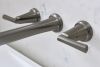 BRIZO Levoir Two-Handle Wall Mount Tub Filler - Less Handles — Luxe Steel