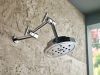 BRIZO Litze 8” H2Okinetic Round Multi-Function Wall Mount Showerhead — Chrome