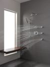 BRIZO Essential Shower Touch-Clean Round Body Spray — Chrome