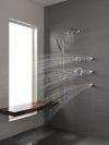 BRIZO Odin SLIDE BAR HANDSHOWER WITH H2OKINETIC TECHNOLOGY — Chrome