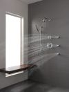 BRIZO Essential Shower Touch-Clean Round Body Spray — Chrome