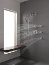 BRIZO Odin SLIDE BAR HANDSHOWER WITH H2OKINETIC TECHNOLOGY — Chrome