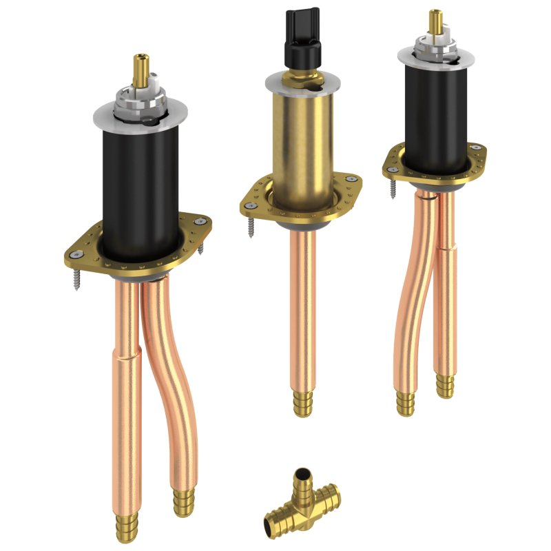DELTA Other Two Handle Flexible Mount - PEX Crimp — Not Applicable