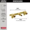 DELTA Ara Two Handle Wall Mount Rough — Not Applicable