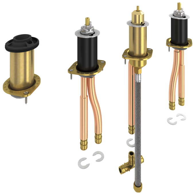 DELTA Classic Roman Tub with Hand Shower Rough with Hand Shower- PEX Cold Expansion — Not Applicable