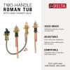 DELTA Other Two Handle Flexible Mount with Hand Shower — Not Applicable