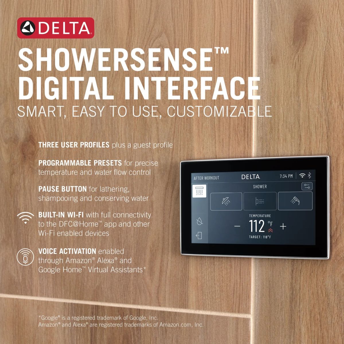 DELTA Universal Showering Components ShowerSense Digital 3-Port Thermostatic Shower Rough — Not Applicable