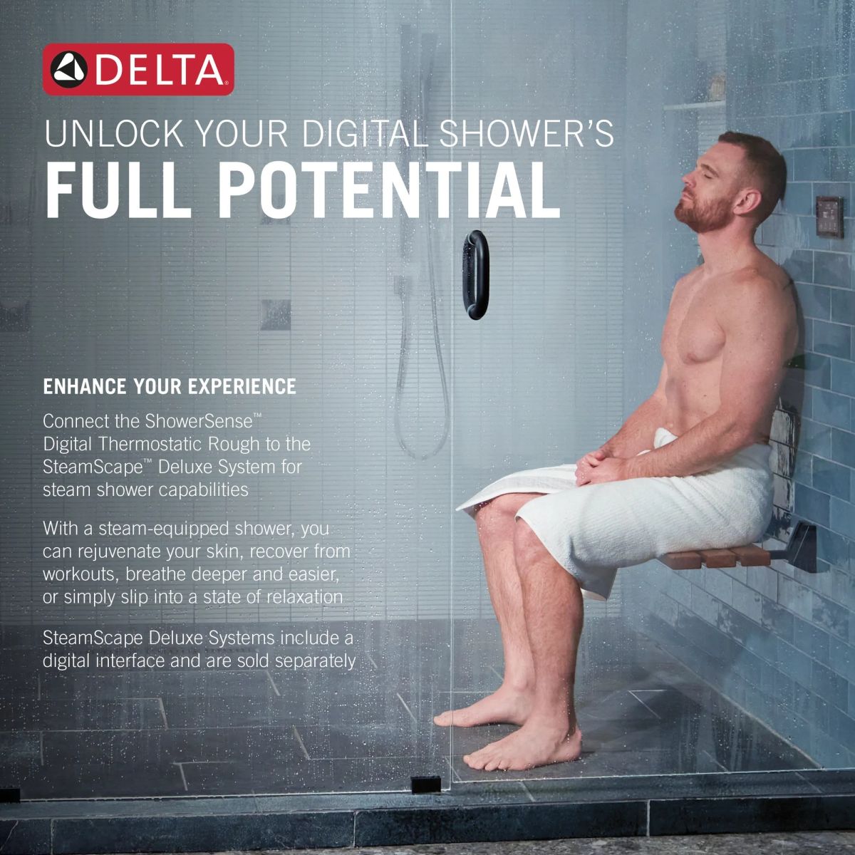 DELTA Universal Showering Components ShowerSense Digital 3-Port Thermostatic Shower Rough — Not Applicable