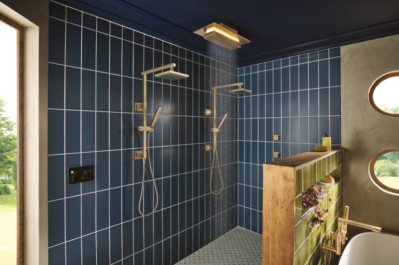 BRIZO Kintsu Single-Function Handshower — Luxe Gold