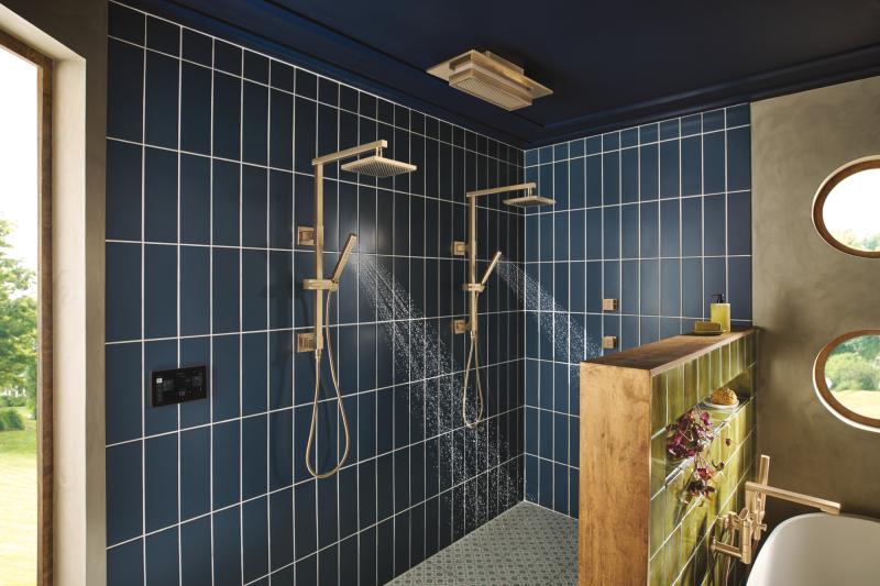 BRIZO Kintsu Single-Function Handshower — Luxe Gold
