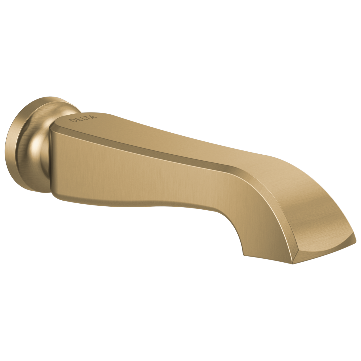DELTA Dorval Non-Diverter Tub Spout — Champagne Bronze