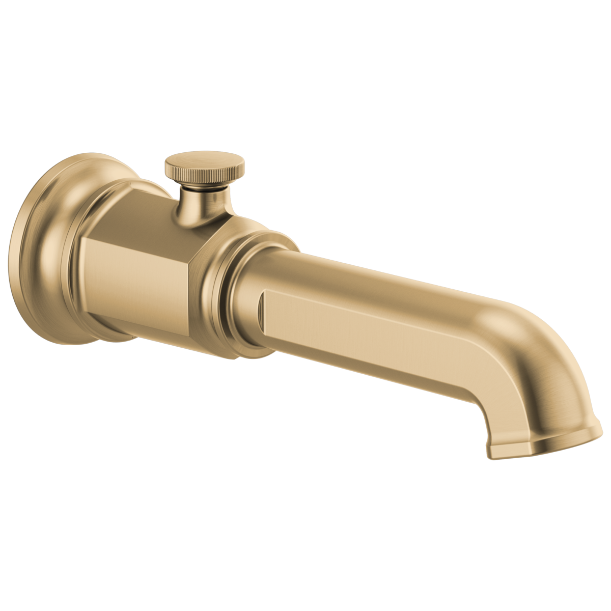 BRIZO Invari Diverter Tub Spout — Luxe Gold