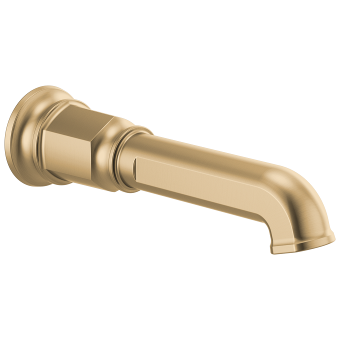 BRIZO Invari Non-Diverter Tub Spout — Luxe Gold