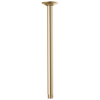 BRIZO Essential Shower 14" Ceiling Mount Shower Arm And Round Flange — Luxe Gold