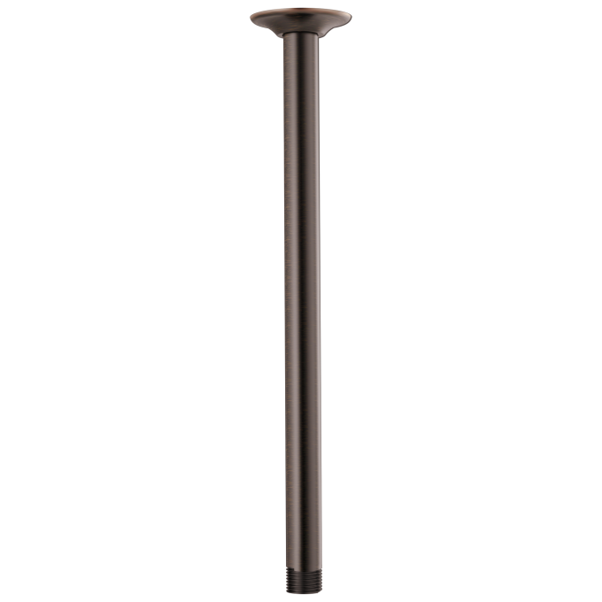 BRIZO Essential Shower 14" Ceiling Mount Shower Arm And Round Flange — Venetian Bronze