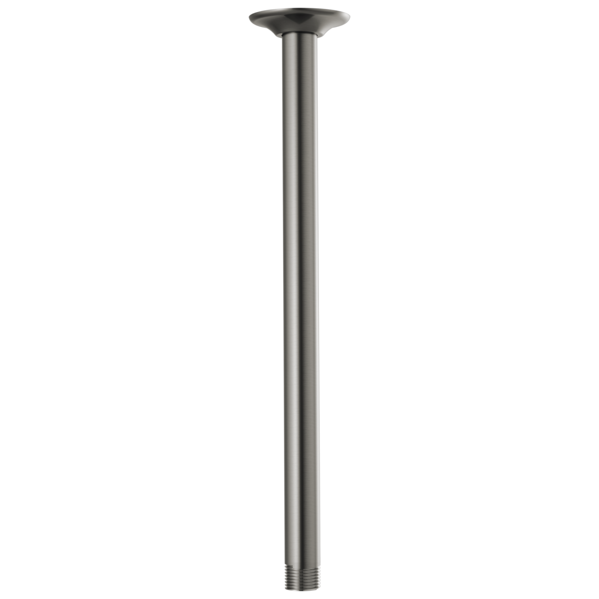 BRIZO Essential Shower 14" Ceiling Mount Shower Arm And Round Flange — Luxe Steel