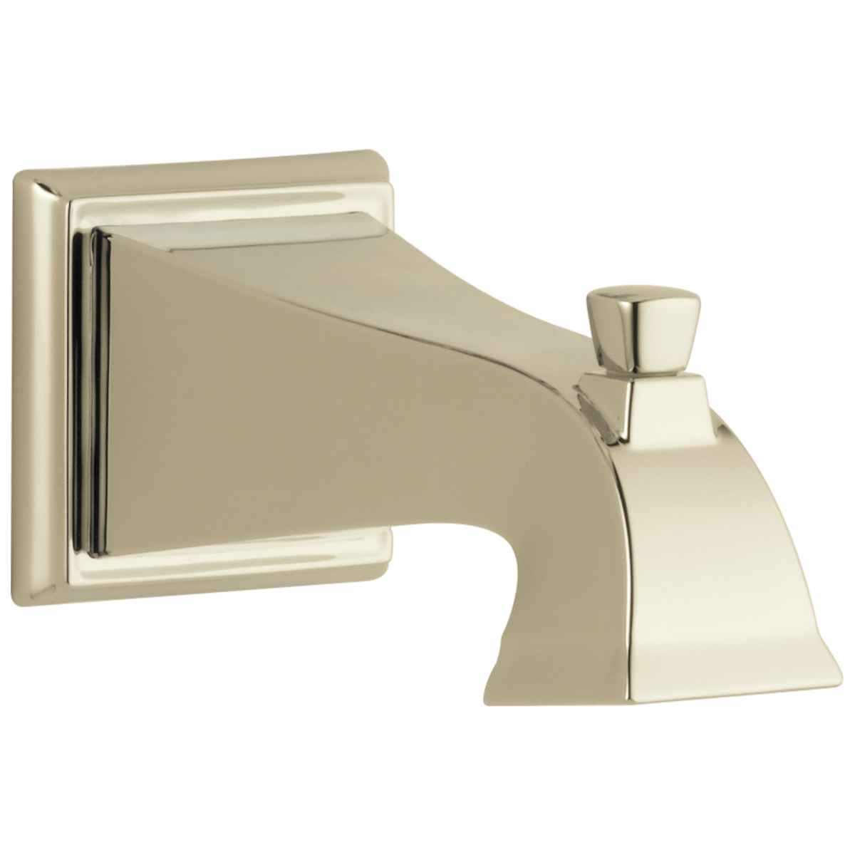DELTA Dryden Tub Spout - Non-Diverter — Polished Nickel