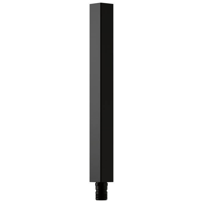 BRIZO Essential Shower Linear Square Shower Column Extension — Matte Black