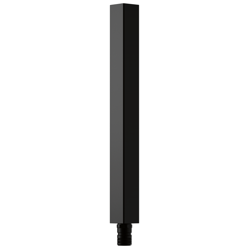 BRIZO Essential Shower Linear Square Shower Column Extension — Matte Black
