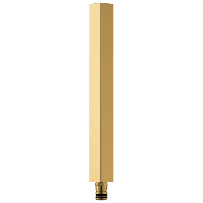 BRIZO Essential Shower Linear Square Shower Column Extension — Polished Gold