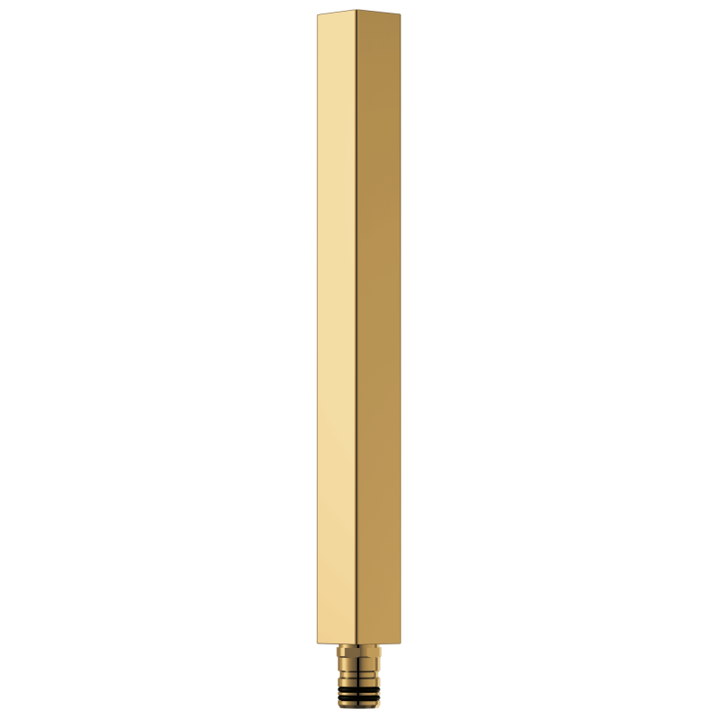 BRIZO Essential Shower Linear Square Shower Column Extension — Polished Gold