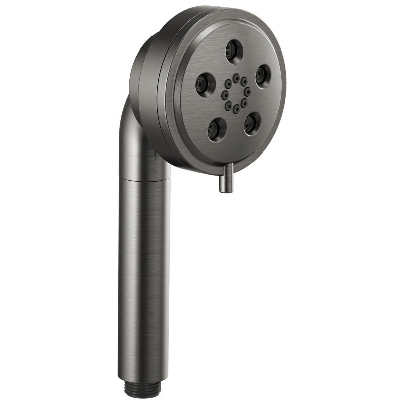 BRIZO Essential Shower Linear Round H2Okinetic Multi-Function Handshower — Luxe Steel