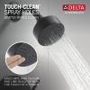 DELTA Modern Round Showerhead — Matte Black