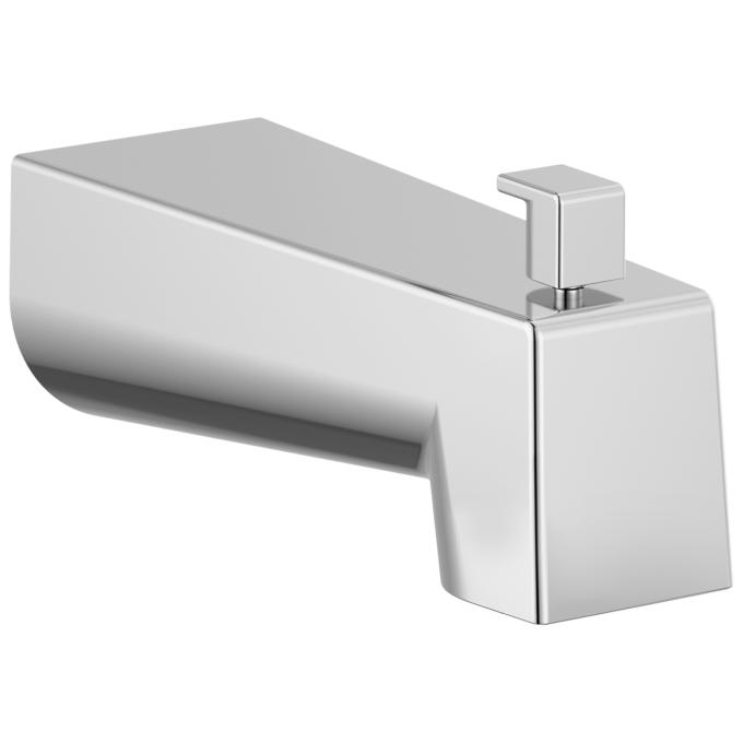 DELTA Modern Tub Spout - Pull Up Diverter — Champagne Bronze