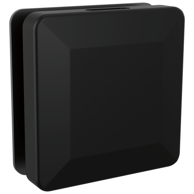 DELTA Universal Showering Components Square Steam Head — Matte Black