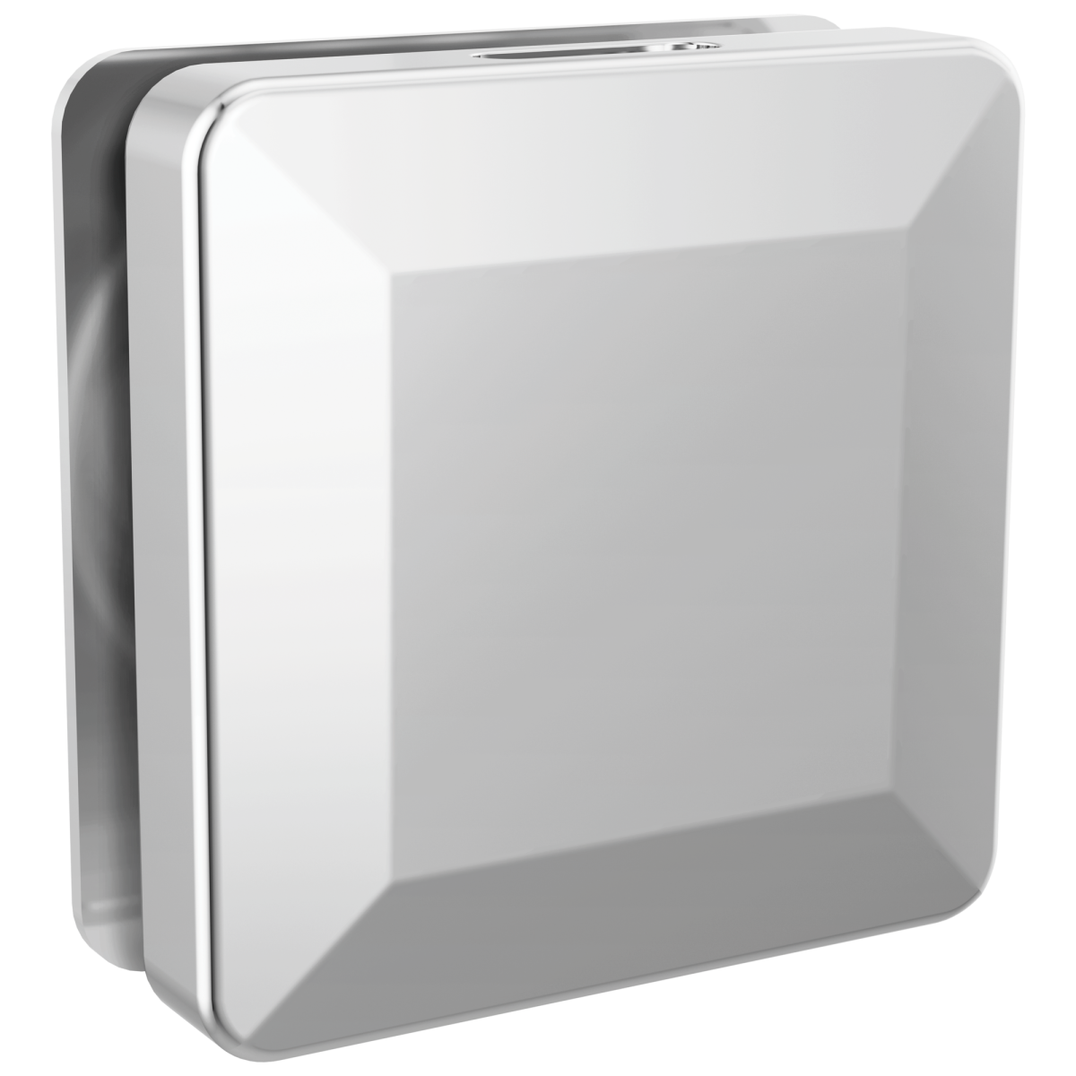 DELTA Universal Showering Components Square Steam Head — Lumicoat® Chrome
