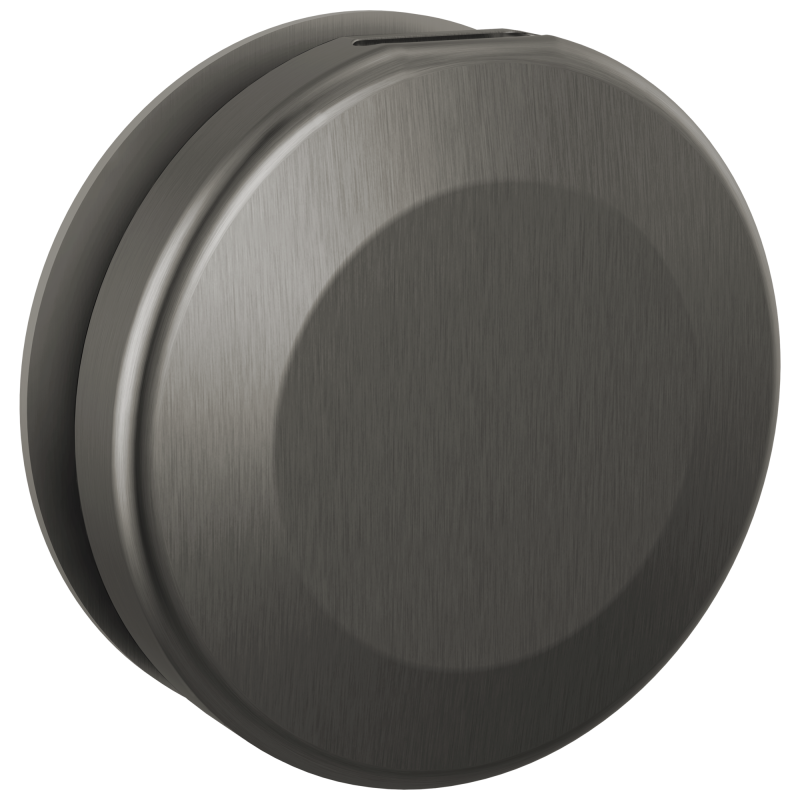DELTA Universal Showering Components Round Steam Head — Lumicoat® Black Stainless