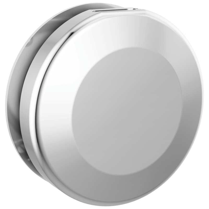 DELTA Universal Showering Components Round Steam Head — Lumicoat® Chrome