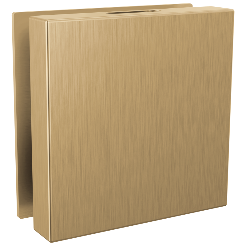 DELTA Universal Showering Components Contemporary Square Steam Head — Lumicoat® Champagne Bronze